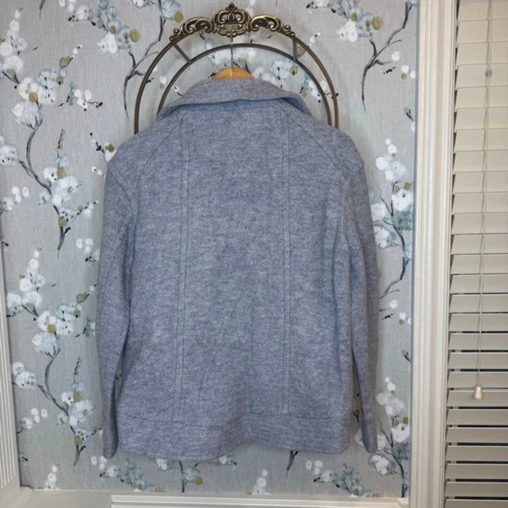 Banana Republic Gray Moto Jacket - Size XS - Picture 6 of 7